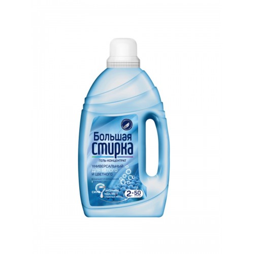 БОЛЬШАЯ СТИРКА Гель для стирки 2000мл UNIVERSAL 2в1 NEW