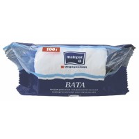 Matopat вата медицинская нестерильная 100% хлопок зиг-заг, 100гр.