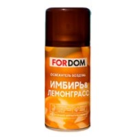 FORDOM освежитель воздуха сменый баллон Имбирь и Лемограсс 250мл