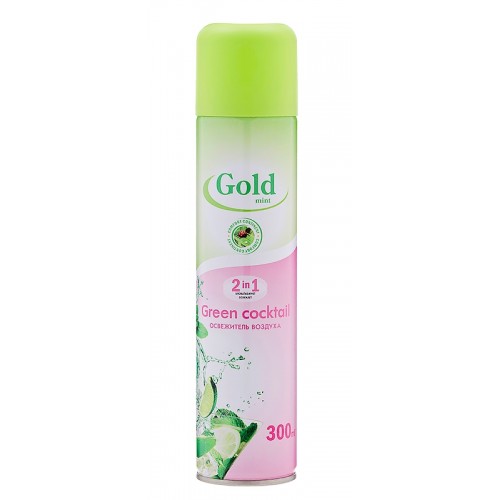 GOLD WIND Освежитель Зеленый коктейль (Green coctail) 300мл