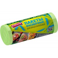 AV Биоразлагаемые пакеты д/хранения продуктов Eco Technology ПНД 24*37см, 100шт рулон