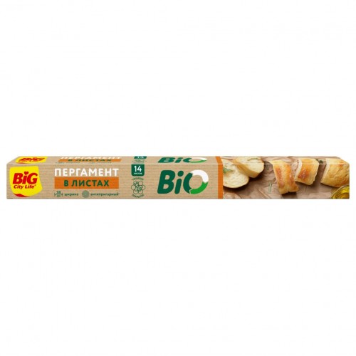 BIG CITY Пергамент широкий в листах BIO 14листов