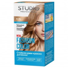 Студио Профешнл FASHION COLOR Стойкая краска для волос т.9.75 Карамельный блондин 50/50/15мл