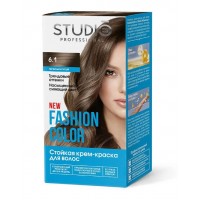 Студио Профешнл FASHION COLOR Стойкая краска для волос т.6.1 Пепельно-русый 50/50/15млСКИДКА