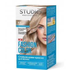 Студио Профешнл FASHION COLOR Стойкая краска для волос т.9.1 Пепельный светло-русый 50/50/15мл
