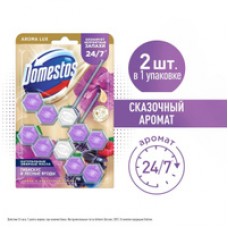 ДОМЕСТОС блок гигиен. д/унитазов Power 5 ДУО Сказочный аромат (арт 68885902)