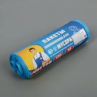 120л AV Тов.Чистов Пакеты д/мусора ПВД 120л, 10шт рулон синие