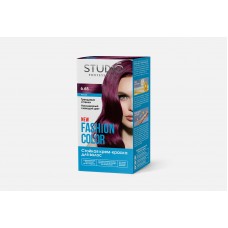 Студио Профешнл FASHION COLOR Стойкая краска для волос т.6.65 Фуксия 50/50/15мл