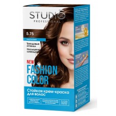 Студио Профешнл FASHION COLOR Стойкая краска для волос т.5.75 Каштановый 50/50/15мл