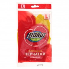 BONUS Перчатки латексные универсальные L (30шт/ящ)