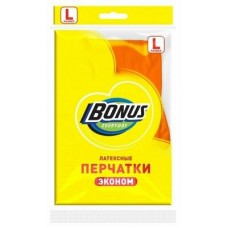 BONUS Перчатки латексные Эконом L