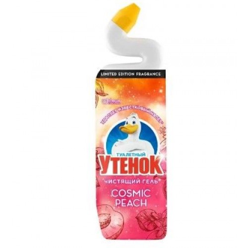 Туалетный утенок Чистящий гель д/унитазов Cosmic Peach, 800 мл