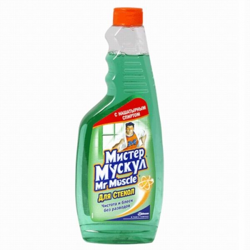 Мистер Мускул для окон (нашатырь) з/блок 500мл