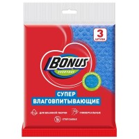 BONUS Салфетки Супервлаговпитывающие 3 шт (30шт/ящ)