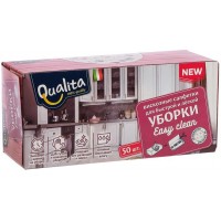 Салфетка QUALITA в коробке 50шт