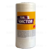 AV Тов.Чистов Салфетки д/уборки универсальные нетканое полотно 20*18см, 120лист рул белые