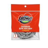 BONUS Cкребок стальной  спиральный1 шт