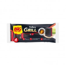 BIG CITY губки кухонные 4шт GRILL