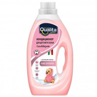 QUALITA 1000мл Кондиционер для ДЕТСКОГО белья PURE SENSITIVE флакон  КК/6