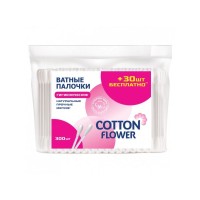 Cotton Flower Ватные палочки ПЭ 300 шт. (50шт/ящ)