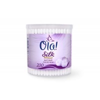 ОЛА ватные палочки пластик 200шт SILK SENSE