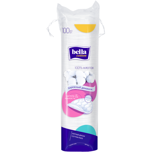 Белла ватные диски Cotton 100шт