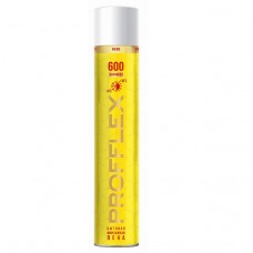Пена монтажная бытовая с трубочкой 600 ADVANCED WELLOW PROFFLEX (-10 +35)