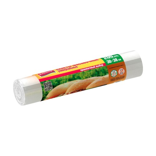 AК Prolang Фасовочные пакеты 30*38 200шт прозрачные,рулон