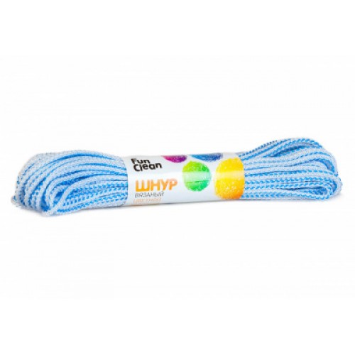 Шнур вязаный Fun Clean полипропиленовый 5 мм 20 м, цветной