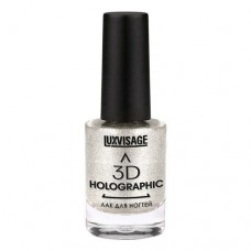 Лак для ногтей LUXVISAGE 3D Holographic , 701 Холодный бриллиант