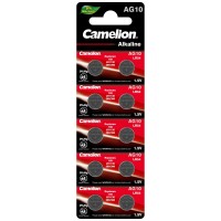 Батарейка для часов G10 BL-10 Mercury Free (389A/LR1130/189) AG10-BP10 (0%Hg) Camelion цена за 10 шт