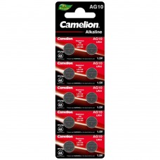 Батарейка для часов G10 BL-10 Mercury Free (389A/LR1130/189) AG10-BP10 (0%Hg) Camelion цена за 10 шт