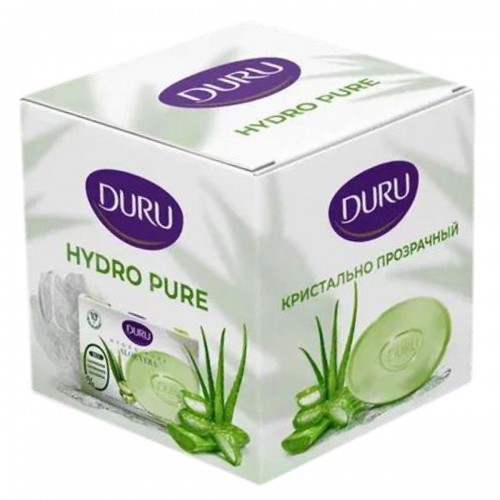 ДУРУ п/н Hydro Pure прозрачное мыло Aloe + мочалка