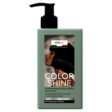 Тонирующая Маска-Блеск д/волос COLOR SHINE STILIST PRO тон РОСКОШНЫЙ ЧЕРНЫЙ 200мл