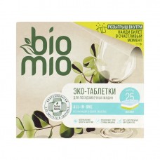 BioMio Таблетки для посудомоечной машины 25шт/16гр Эвкалипт BIO-TABS MULTI  ПР