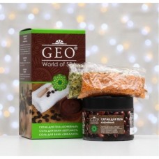 GEO ПН №332 Кофе (скраб д/тела 300мл+соль д/ванны 2*100гр) 12шт
