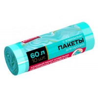 60л AV Пакеты д/мусора с завязками Уник технолог Завтрак у Тиффани ПСД 10шт, рул