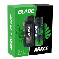 АРКО п/н BLADE гель для душа Black 260мл +дезодорант Blade Green Dream 150мл (зеленый)