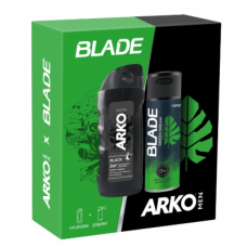АРКО п/н BLADE гель для душа Black 260мл +дезодорант Blade Green Dream 150мл (зеленый)