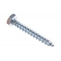 Болт сантехнический DIN 571 6x40 (белый цинк 4 шт)