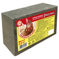 Премикс Рябушка брикет для домашней птицы 2,5кг (К-П)