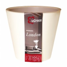 Горшок для цветов London D 230 мм, 5л,сливочный