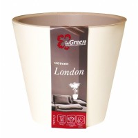 Горшок для цветов London D 12.5 см/1л,сливочный