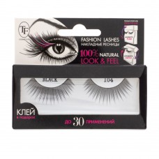 TF Накладные ресницы Fashion Lashes, арт. 104, черные