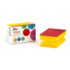 Губка Fun Clean XL Макси для посуды 1шт