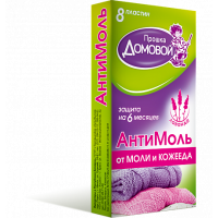 Антимоль пластины от моли кожееда Домовой прошка Лаванда (8шт) КП