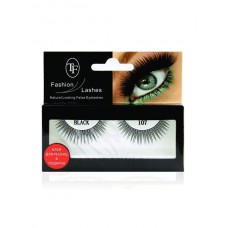 TF Накладные ресницы Fashion Lashes, арт. 107, черные