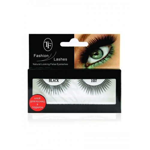 TF Накладные ресницы Fashion Lashes, арт. 107, черные