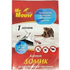 Клеевая ловушка от мышей (домик) Мистер Маус кор/100шт.