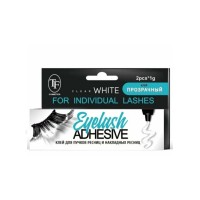 TF Клей для пучков ресниц и накладных ресниц EYELASH ADHESIVE/WATERPROOF/цвет бесцветный (2 шт.)*1г